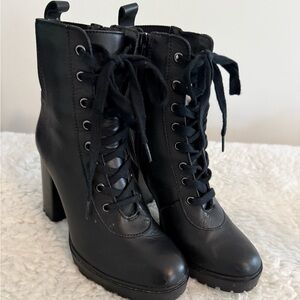 Heeled Combat boot-SM